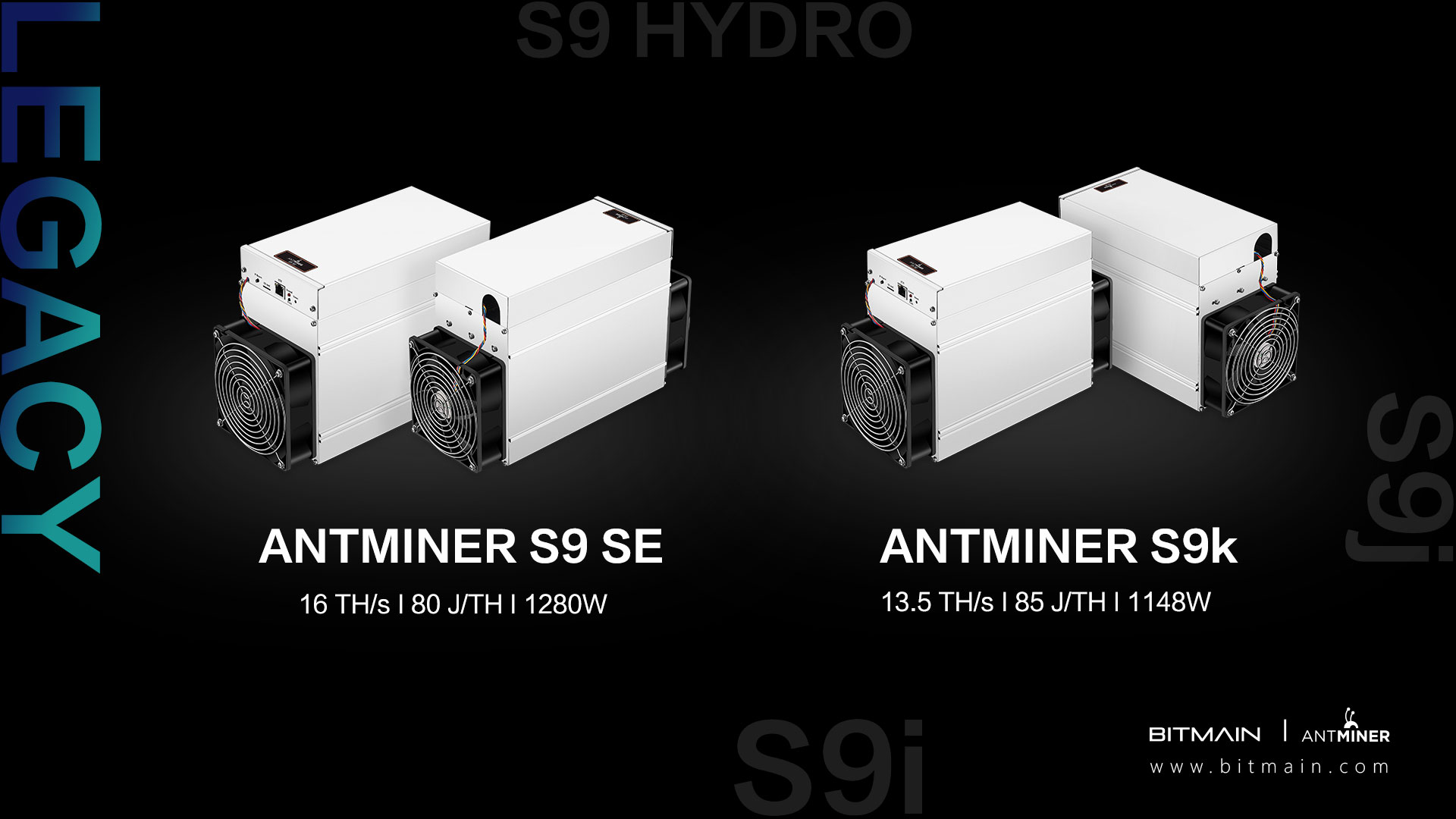 Antminer S9 SE \u0026 S9k 